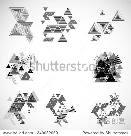 素材在线交易平台-站酷三角形元素三角形简笔画三角形设计元素三角形