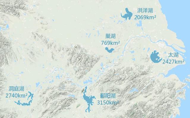 微山湖呼伦湖博斯腾湖都比巢湖大为什么巢湖是五大淡水湖