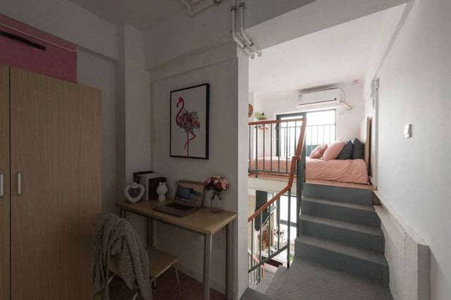 ▼超小户型空间变化 龙南佳苑的外立面设计如凸窗组件,阳台,外窗