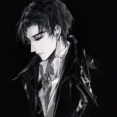 吸烟的二次元男神头像图片大全