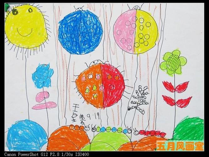 周三小班美术课作品展示