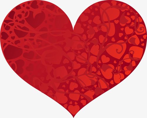 红色爱心,矢量素材,矢量心形,心形素材,心形图案