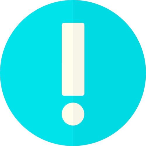 感叹号图标的按钮(eps,矢量图)