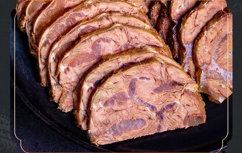 山东特产酱牛肉卤牛肉熟食五香真空480g健身牛肉牛腱肉即食小包装精酱