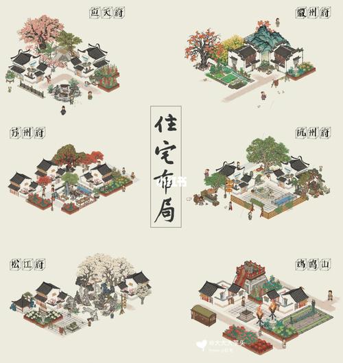 江南百景图各州府住宅布局