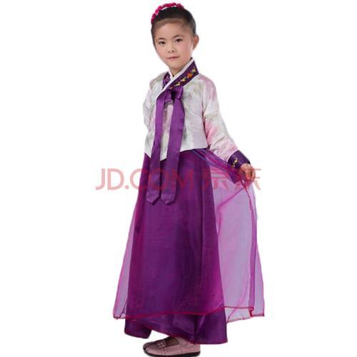 朝鲜族服饰简笔画女装