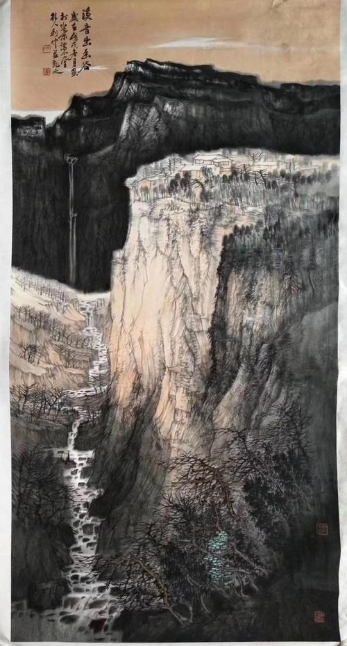 大写意山水画作品欣赏大写意山水画作品精品