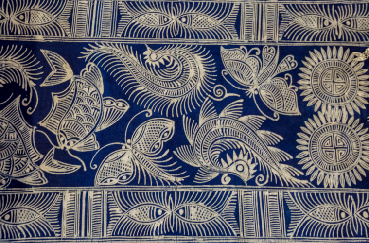 侗族家织布印染纹饰