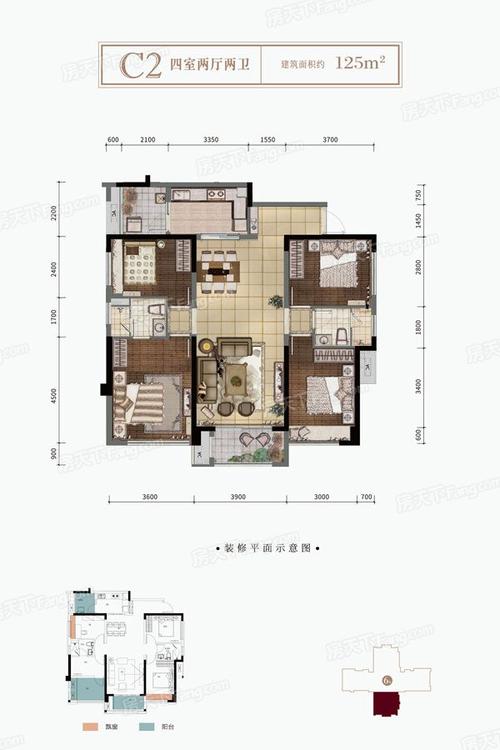 中海九龙天颂户型图