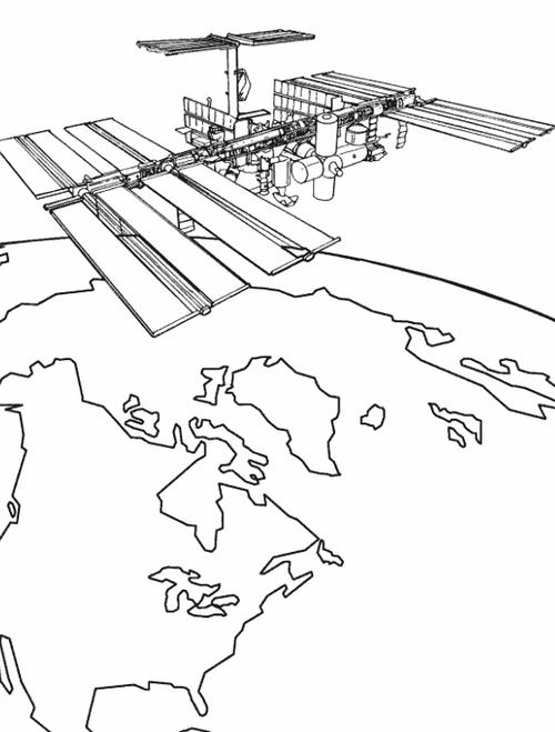 宇宙飞船简笔画