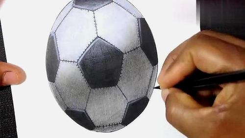 足球怎么画,超级简单的绘画技巧