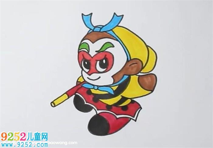 齐天大圣孙悟空怎么画? 西游记简笔画