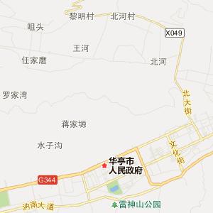 平凉市华亭市历史地图
