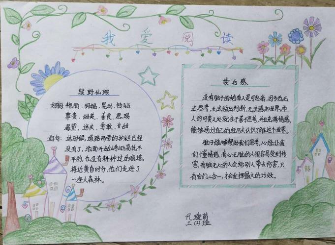 阅读悦生活(十)——书海拾贝手抄报