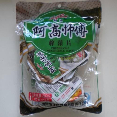 海宁特产酱菜斜桥榨菜斜桥牌低盐精制榨菜丝128克袋装