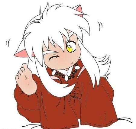 谁有犬夜叉呆萌呆萌的图片?