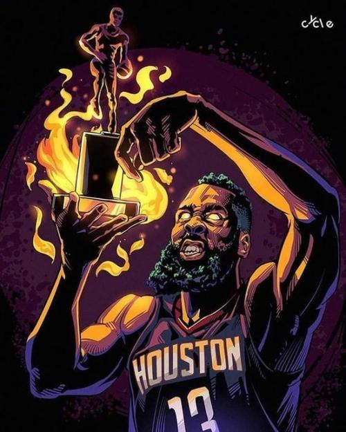 疯狂赛季还没结束哈登炫酷壁纸送出