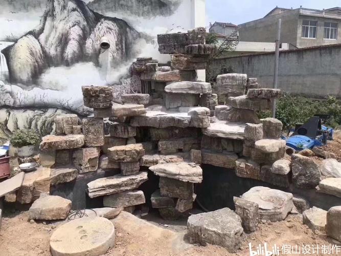 杭州千岛湖别墅假山制作,室内假山喷泉,雪峰园林假山设计制作