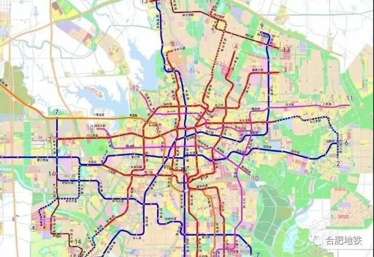 猛料合肥地铁规划修改8号线有新进展曝15条地铁线规划