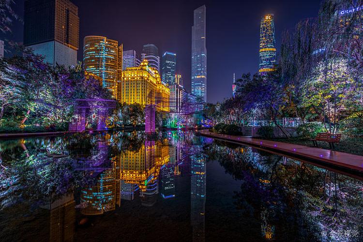 广州珠江新城花城汇广场夜景_图片大全—全景创意图库