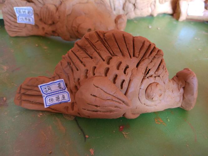 立体陶泥手捏成型《热带鱼》