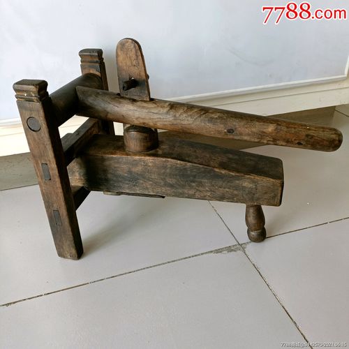 民国木制饸络床子压面机完美可用保老保真