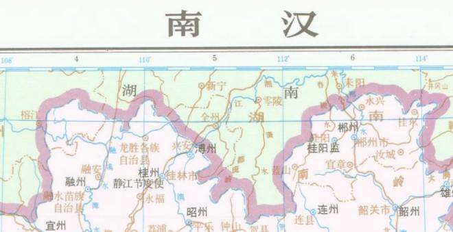 五代十国南汉地图