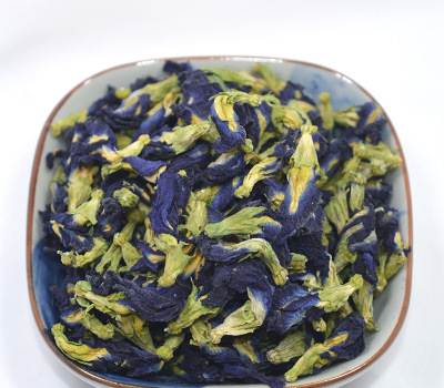 蓝蝴蝶花茶泰国进口碟豆花精选野生蝶豆花养生过筛2017新货