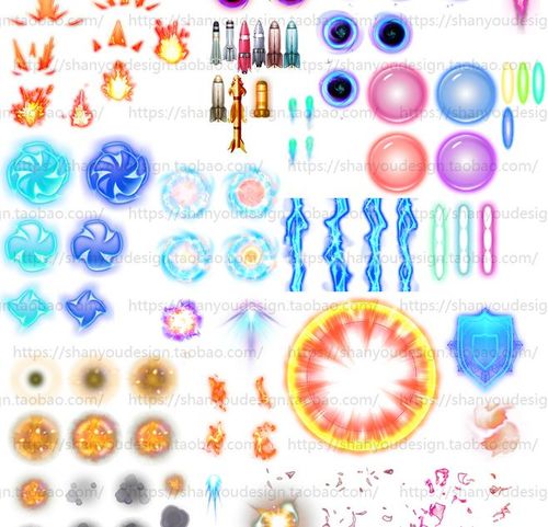 闪游素材#腾讯飞行射击手游全民飞机大战特效飞行序列帧游戏素材