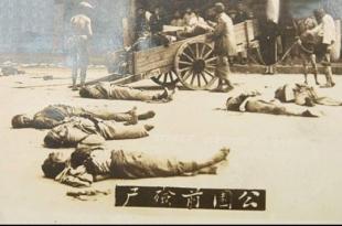 当时的街头巷尾,到处充满了砍杀革命者的血腥场景.