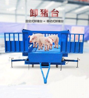 定制移动固定卸猪台大型养殖场用上猪台升降台