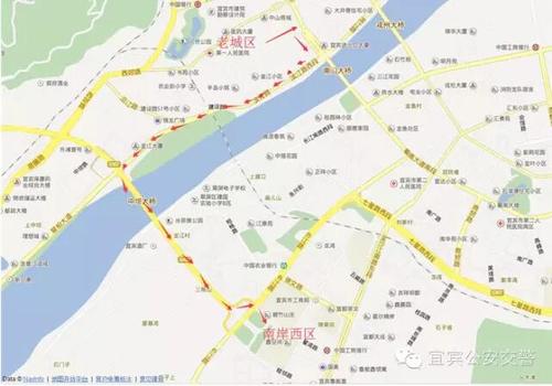 这下不得堵了宜宾交警公布城区最新出行路线图附图