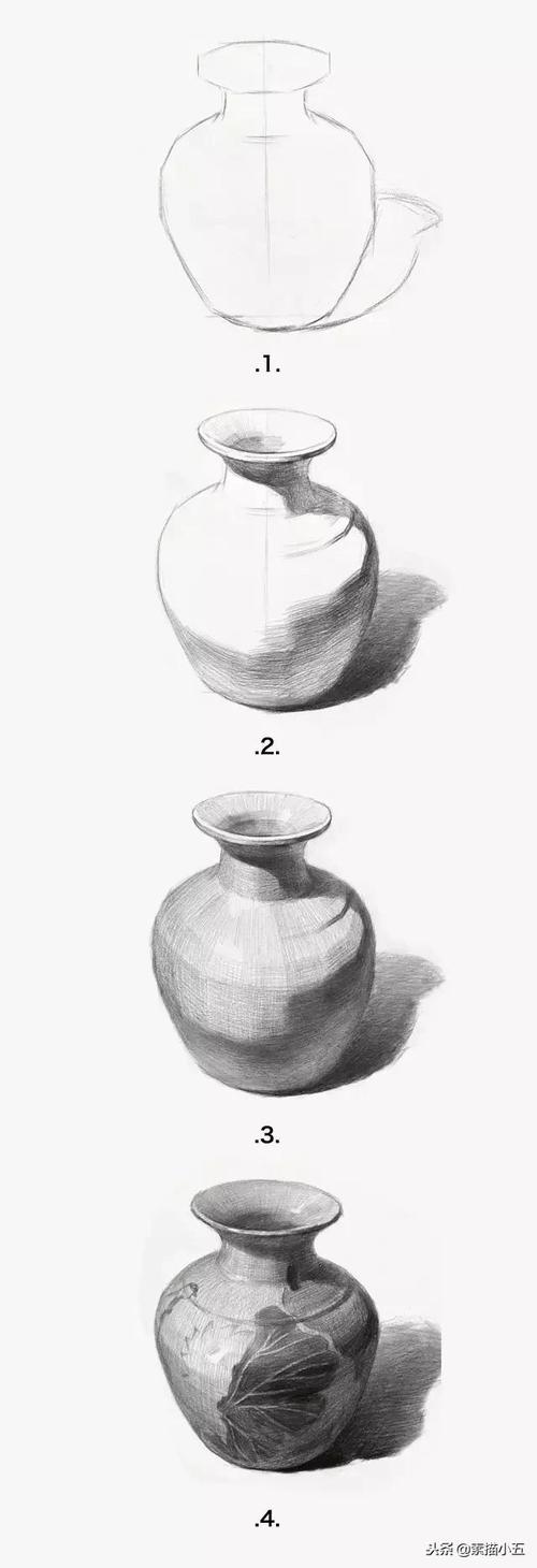 罐子素描色彩考题里都出现,你还不快巩固学一下?