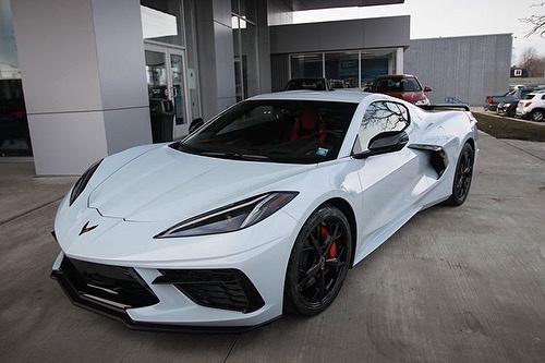 科尔维特c8实车 硬朗到店设计