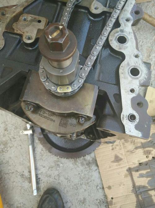 海马富士达470发动机正时怎么对主要是凸轮轴记号