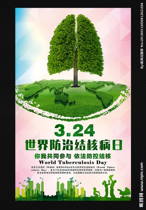 世界防治结核病日宣传海报图片