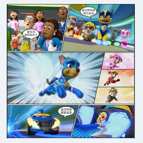 汪汪队立大功超能威力声光队狗救援惯性