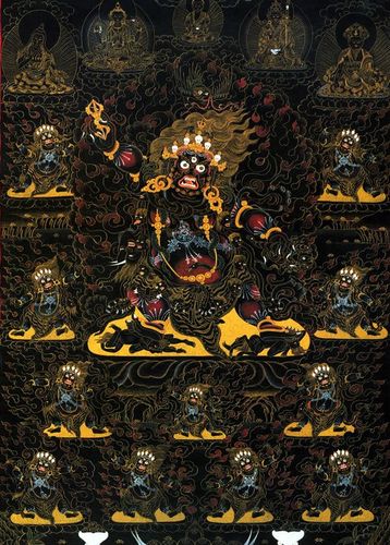 【莲师】普巴忿怒莲师,藏名为「咕乍玑拉呀.