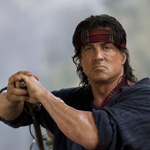 史泰龙男性肌肉照硬汉形象美国海报