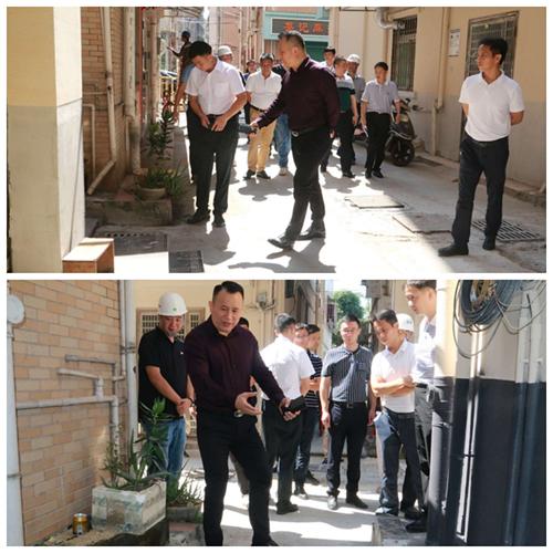 观澜街道针对国宾局长行走观澜发现问题全面