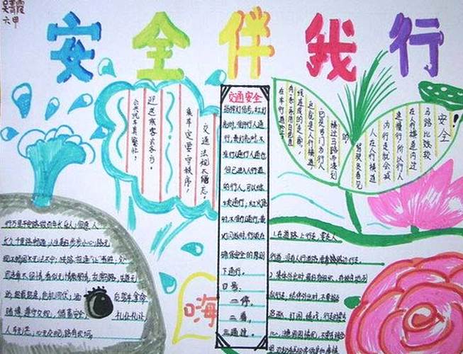 关于安全的手抄报六年级