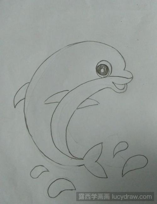 简笔画教程:怎样画简笔海豚