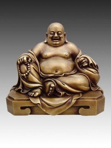 批量定做弥勒佛铜像 铜雕塑