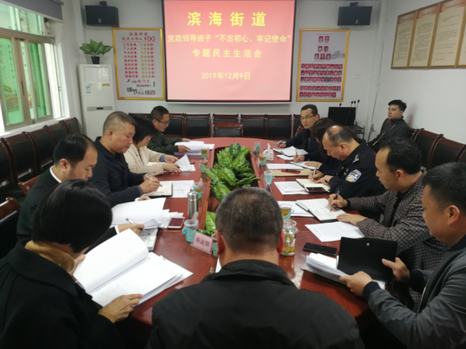 区委第二指导组,街道领导班子成员,街道主题办相关人员参加会议.