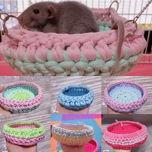 11的鼠宝2个包邮仓鼠通心粉金丝熊睡鼠花枝鼠吊床窝手工编织