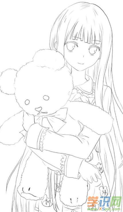 卡通动漫铅笔画素材_卡通动漫铅笔画精选