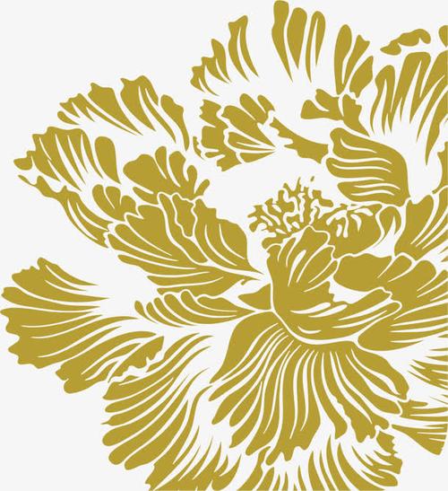 牡丹花纹免抠素材免费下载_觅元素51yuansu.com