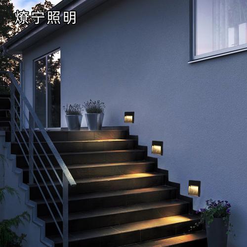 led地脚灯明装 户外防水影院台阶灯墙角灯楼梯踏步灯夜灯户外壁灯