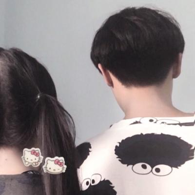 真人可爱情头一男一女