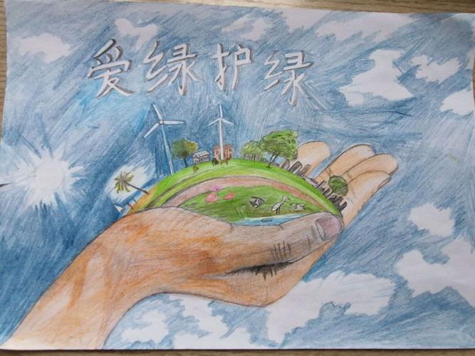 六年级一班第五周"爱绿护绿"主题活动